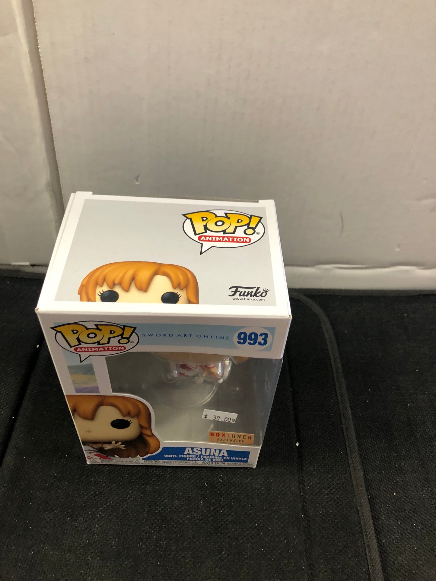 FUNKO POP POP ANIMATION SWORD ART ONLINE #993 ASUNA BOXLUNCH EXCLUSIVE GOOD CONDITION