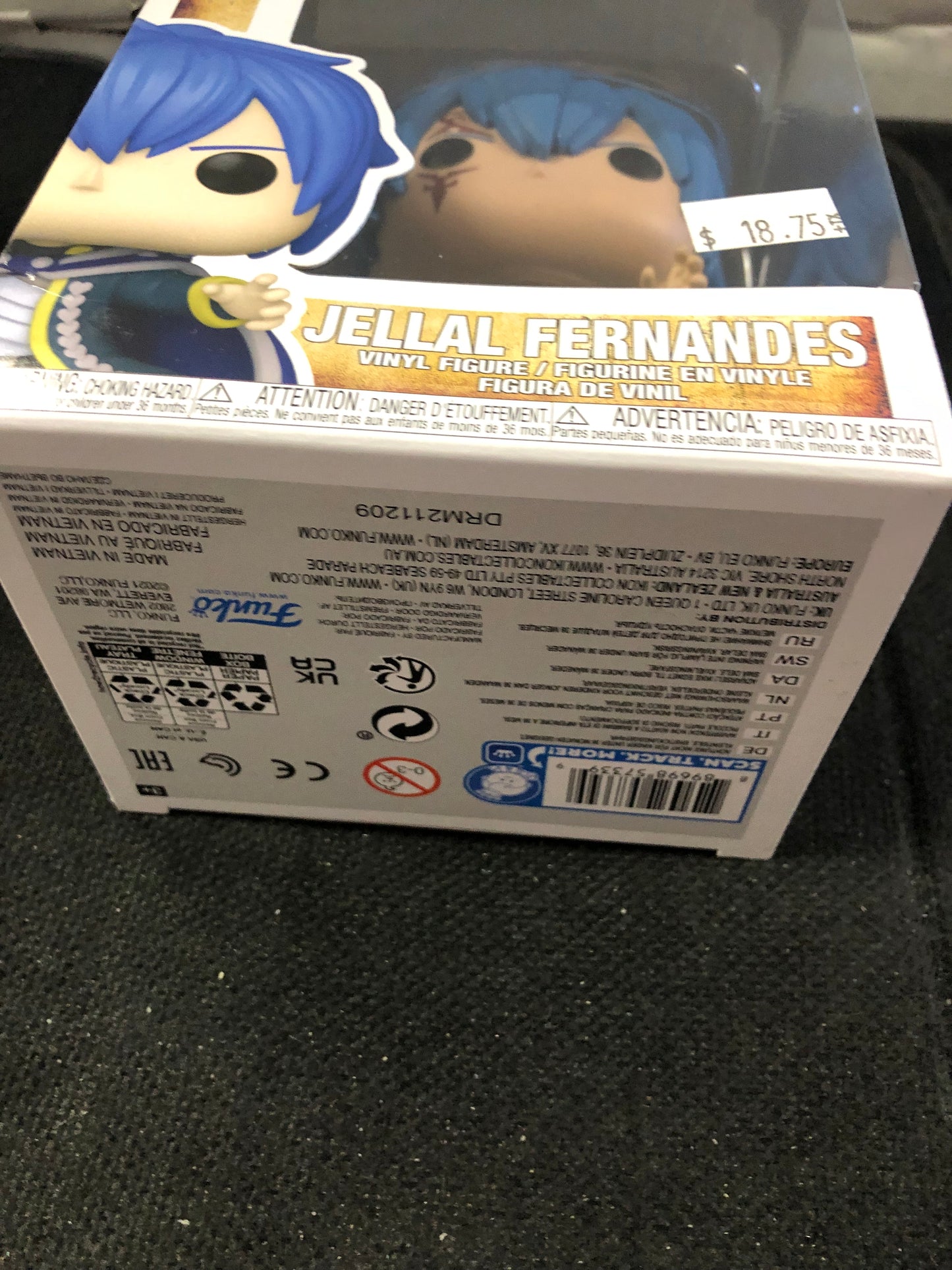 FUNKO POP POP ANIMATION FAIRY TAIL # 1047 JELLAL FERNANDES GOOD CONDITION