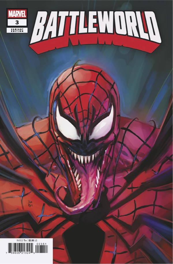 MARVEL COMICS BATTLEWORLD #3 ROD REIS VENOM 252 VARIANT
