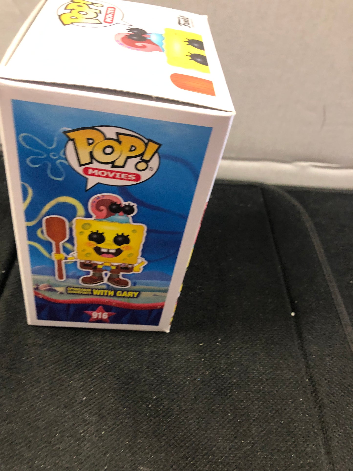 FUNKO POP POP MOVIES THE SPONGEBOB MOVIE SPONGE ON THE RUN #916 SPONGEBOB SQUAREPANTS WITH GARY