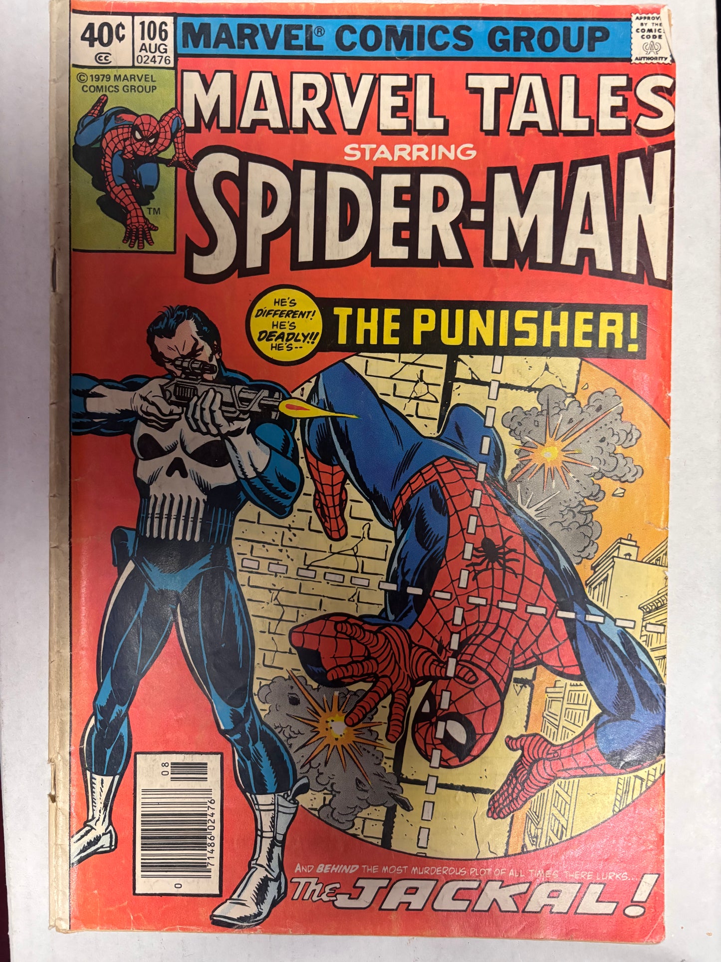 MARVEL COMICS MARVEL TALES SPIDER-MAN PUNISHER #106