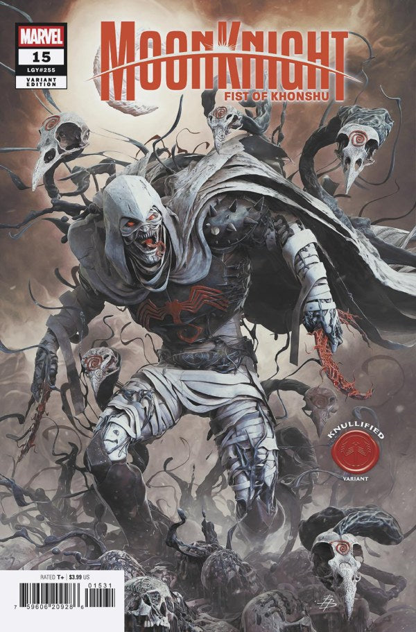 MARVEL COMICS MOON KNIGHT: FIST OF KHONSHU #15 BJORN BARENDS KNULLIFIED VARIANT