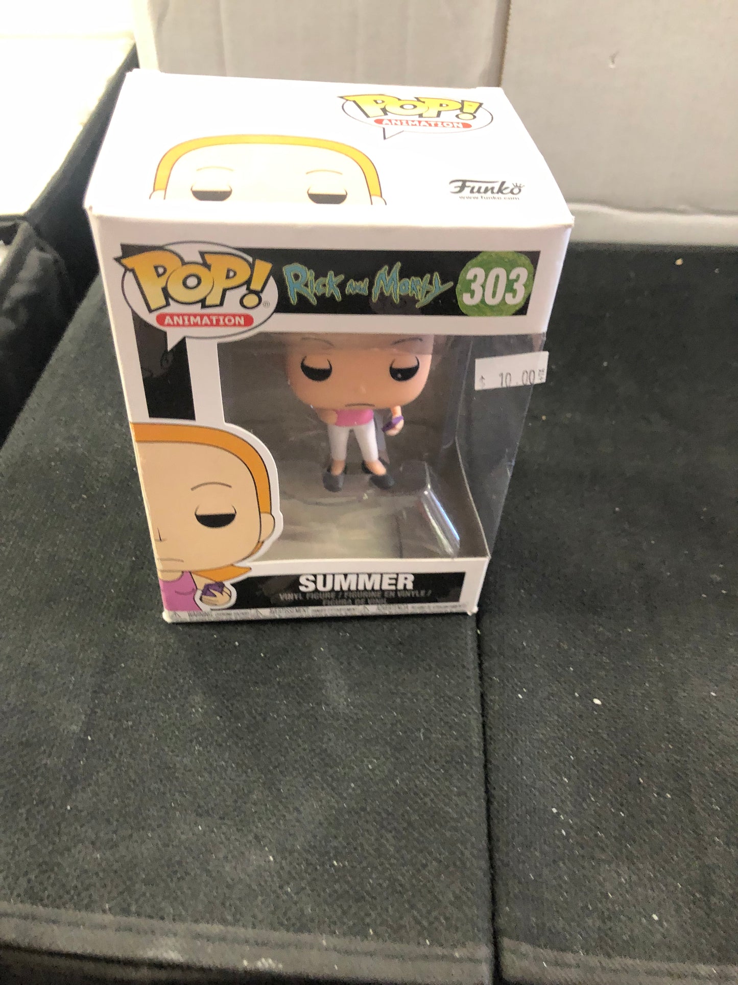 FUNKO POP POP ANIMATION RICK AND MORTY #303 SUMMER GOOD CONDITION