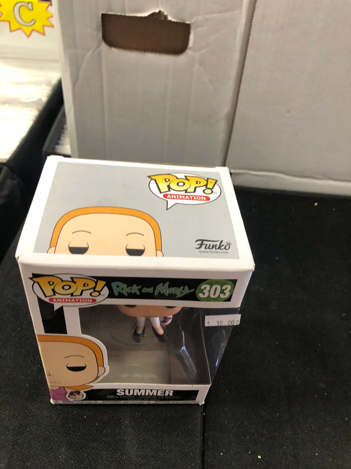 FUNKO POP POP ANIMATION RICK AND MORTY #303 SUMMER GOOD CONDITION