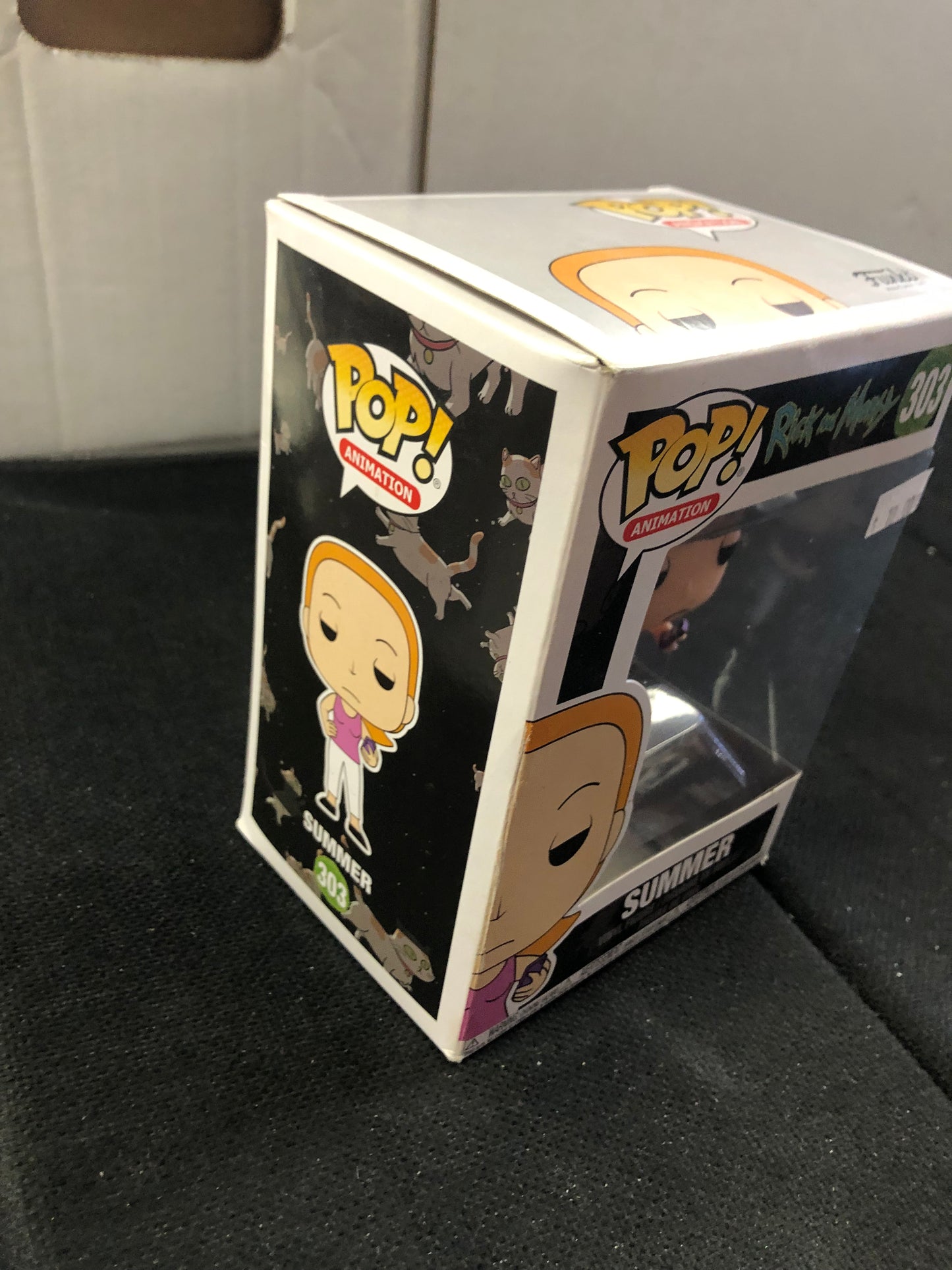 FUNKO POP POP ANIMATION RICK AND MORTY #303 SUMMER GOOD CONDITION