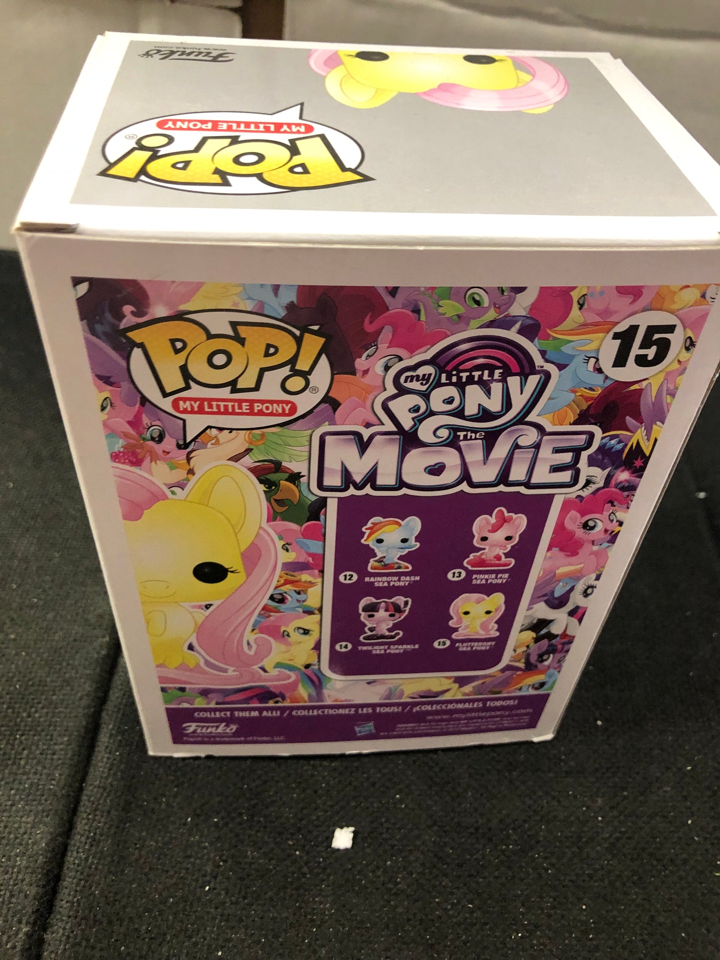 FUNKO POP POP MY LITTLE PONY MY LITTLE PONY THE MOVIE # 15 FLUTTERSHY SEA PONY GOOD CONDITION