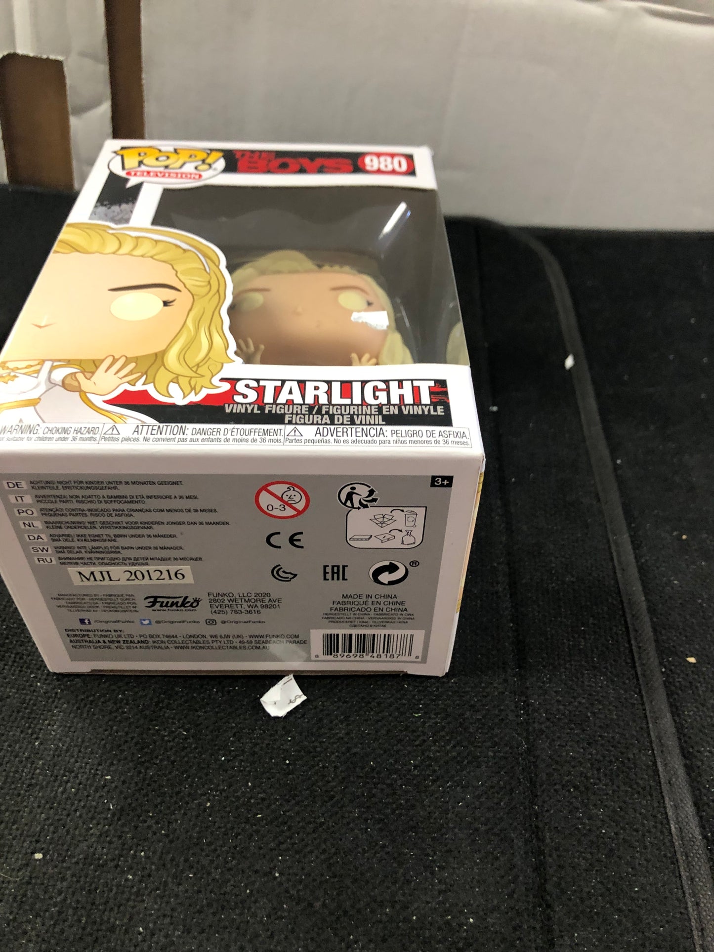 FUNKO POP POP TELEVISION THE BOYS # 980 STARLIGHT GOOD CONDITION