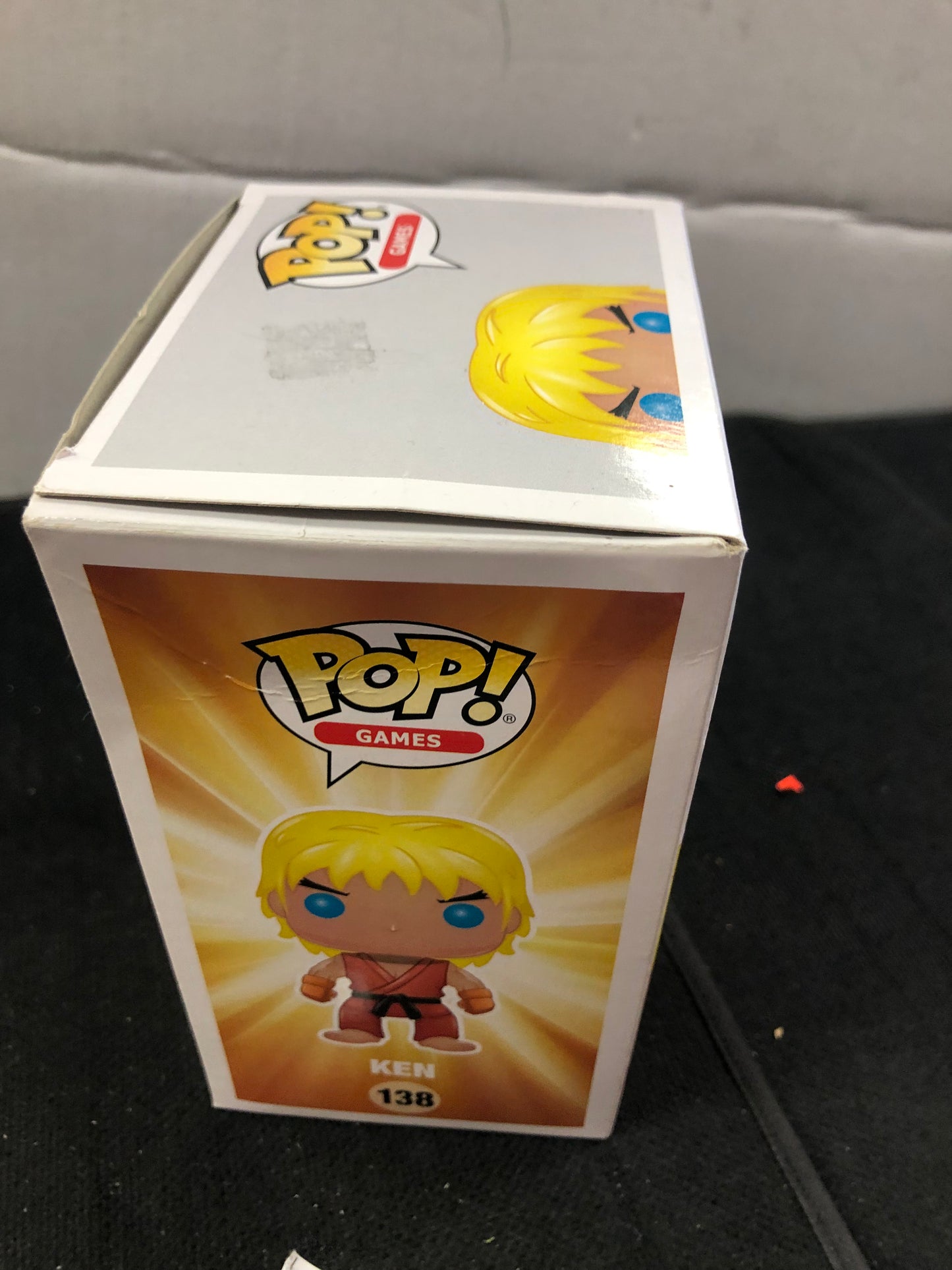 FUNKO POP POP GAMES STREET FIGHTER #138 KEN OKAY CONDITION PLASTIC ON FRONT OF BOX LOOSE