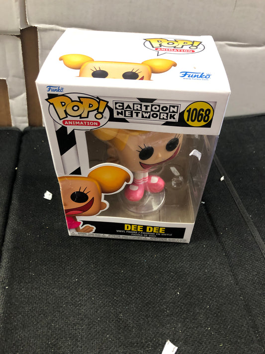 FUNKO POP POP ANIMATION CARTOON NETWORK # 1068 DEE DEE OKAY CONDITION SLIGHT DAMAGE ON FRONT OF BOX