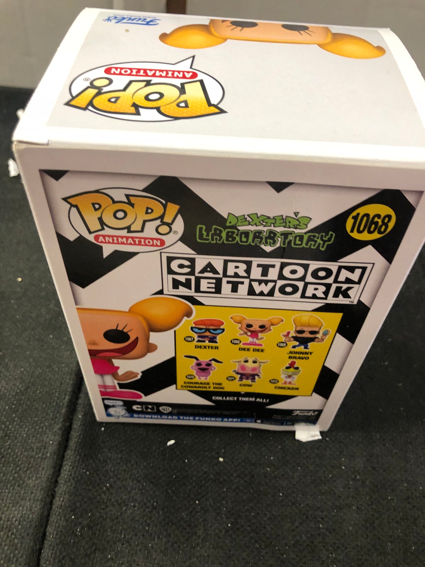 FUNKO POP POP ANIMATION CARTOON NETWORK # 1068 DEE DEE OKAY CONDITION SLIGHT DAMAGE ON FRONT OF BOX