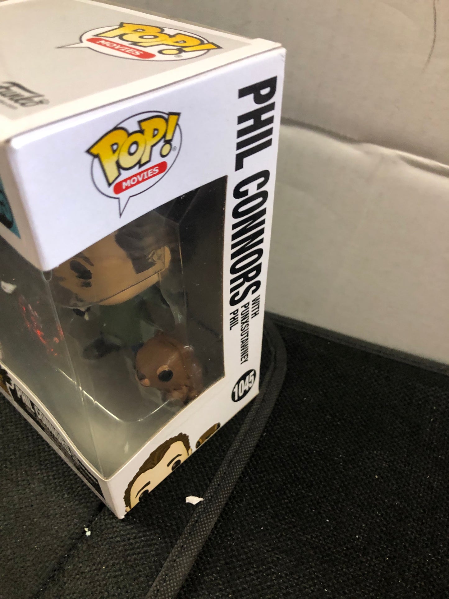 FUNKO POP POP MOVIES GROUNDHOG DAY #1045 PHIL CONNERS WITH PUNXSUTAWNEY PHIL GOOD CONDITION