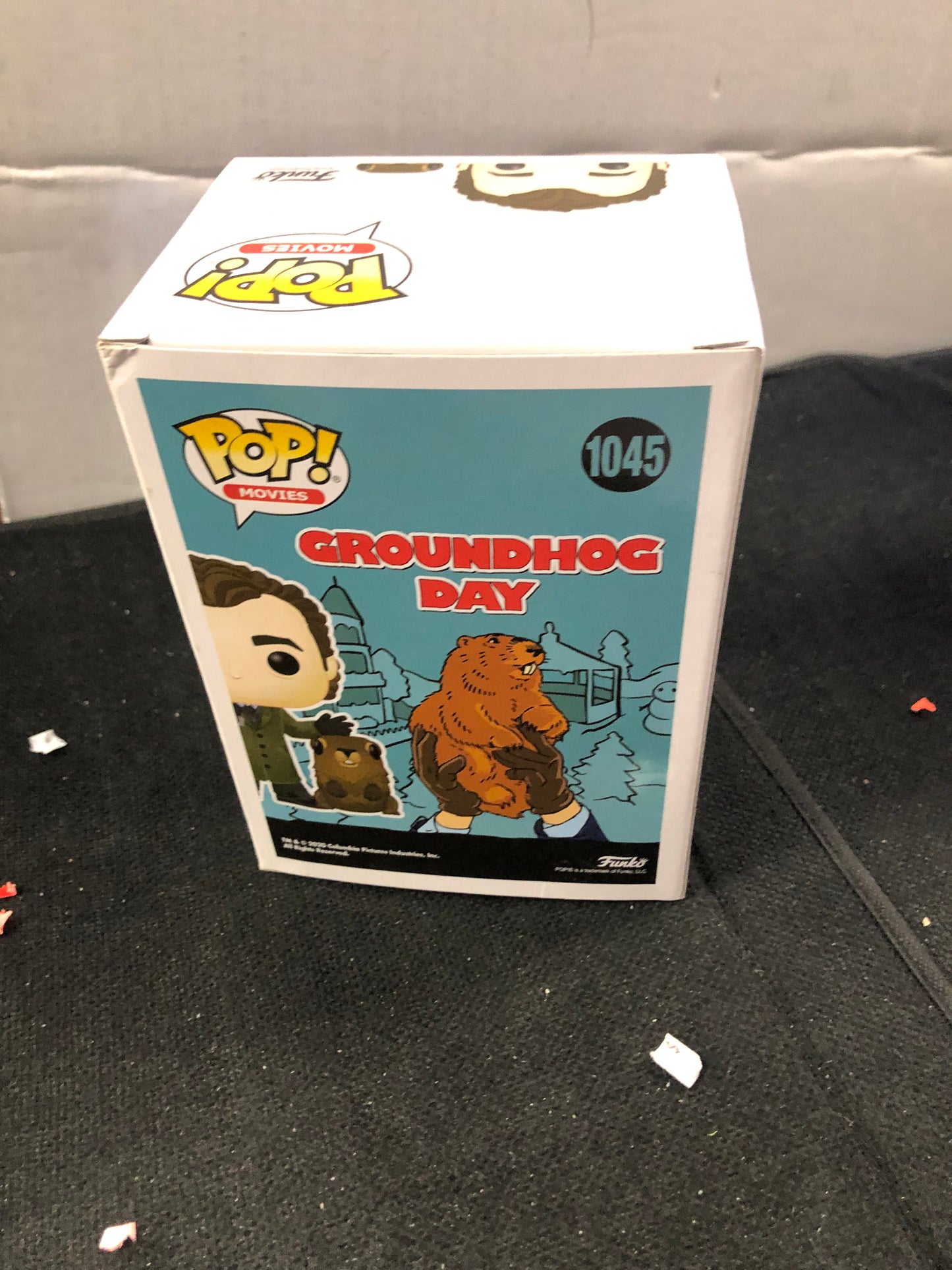 FUNKO POP POP MOVIES GROUNDHOG DAY #1045 PHIL CONNERS WITH PUNXSUTAWNEY PHIL GOOD CONDITION