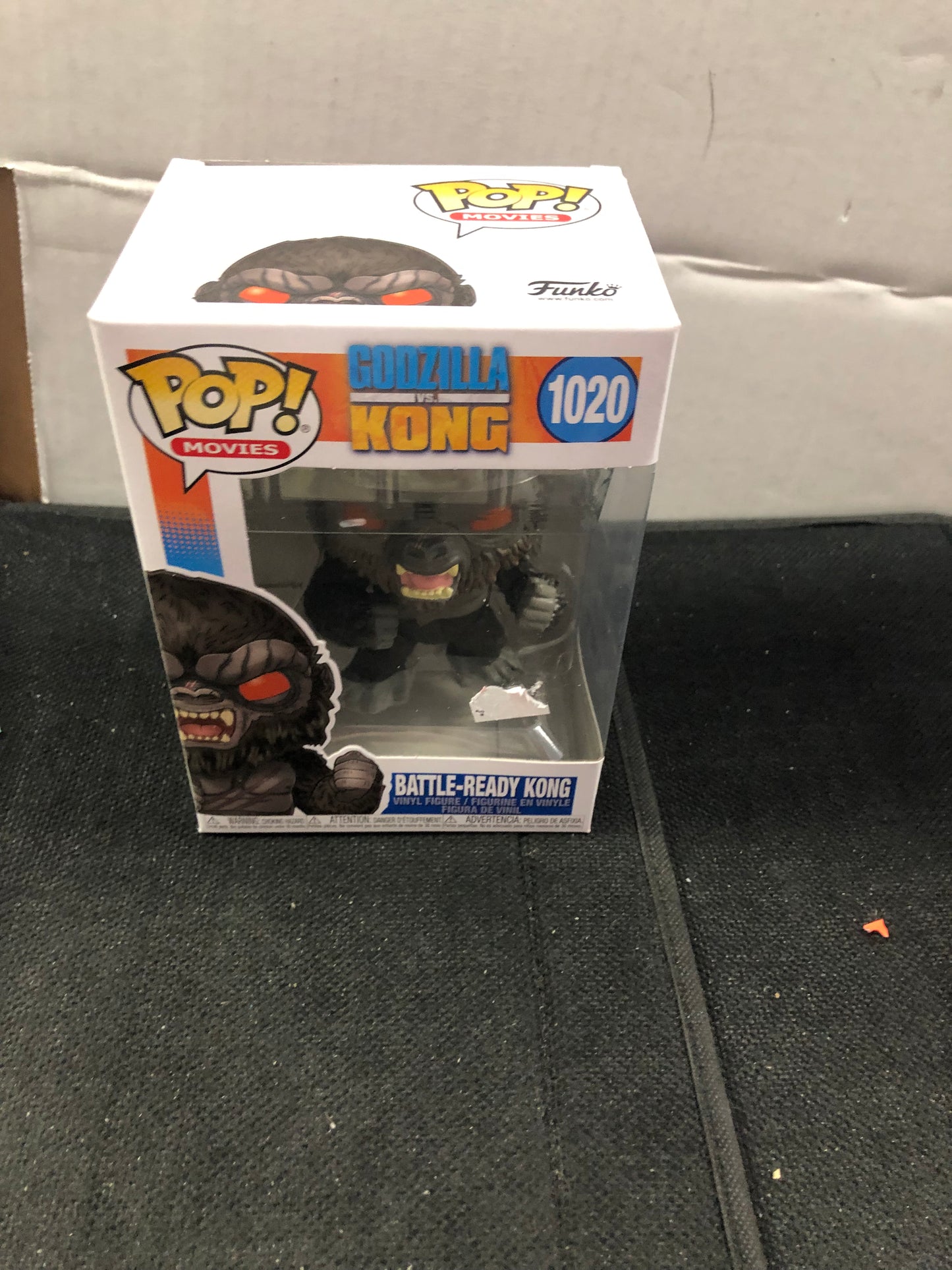 FUNKO POP POP MOVIES GODZILLA VS KONG # 1020 BATTLE-READY KONG GOOD CONDITION