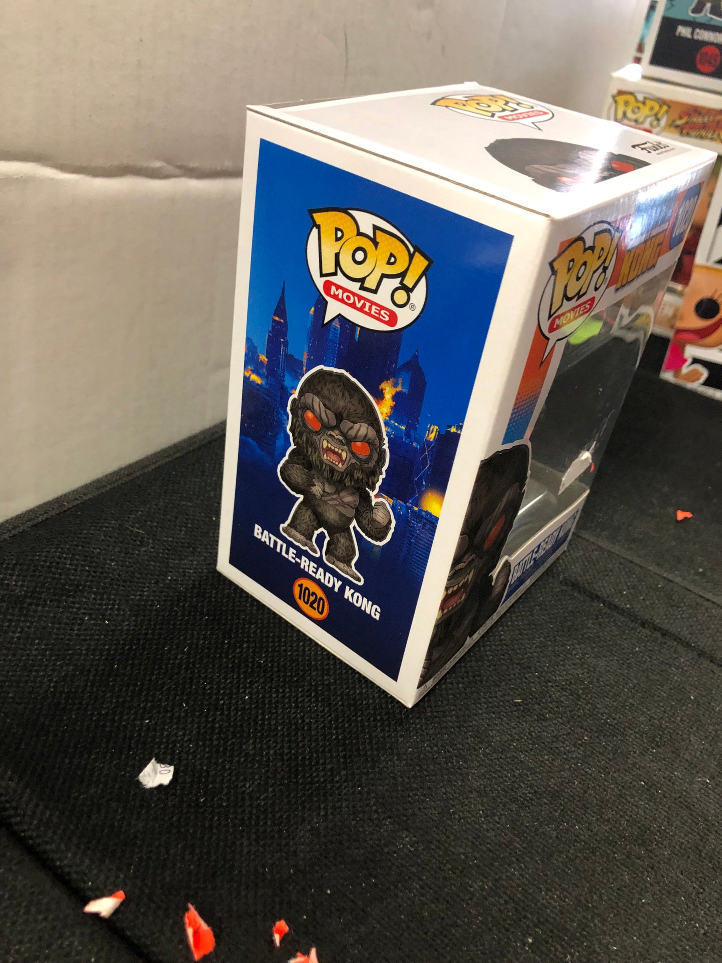 FUNKO POP POP MOVIES GODZILLA VS KONG # 1020 BATTLE-READY KONG GOOD CONDITION