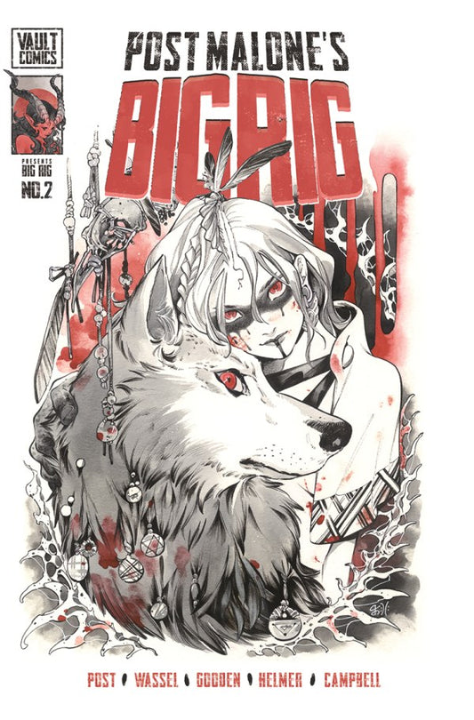 VAULT COMICS POST MALONES BIG RIG #2 PEACH MOMOKO VARIANT