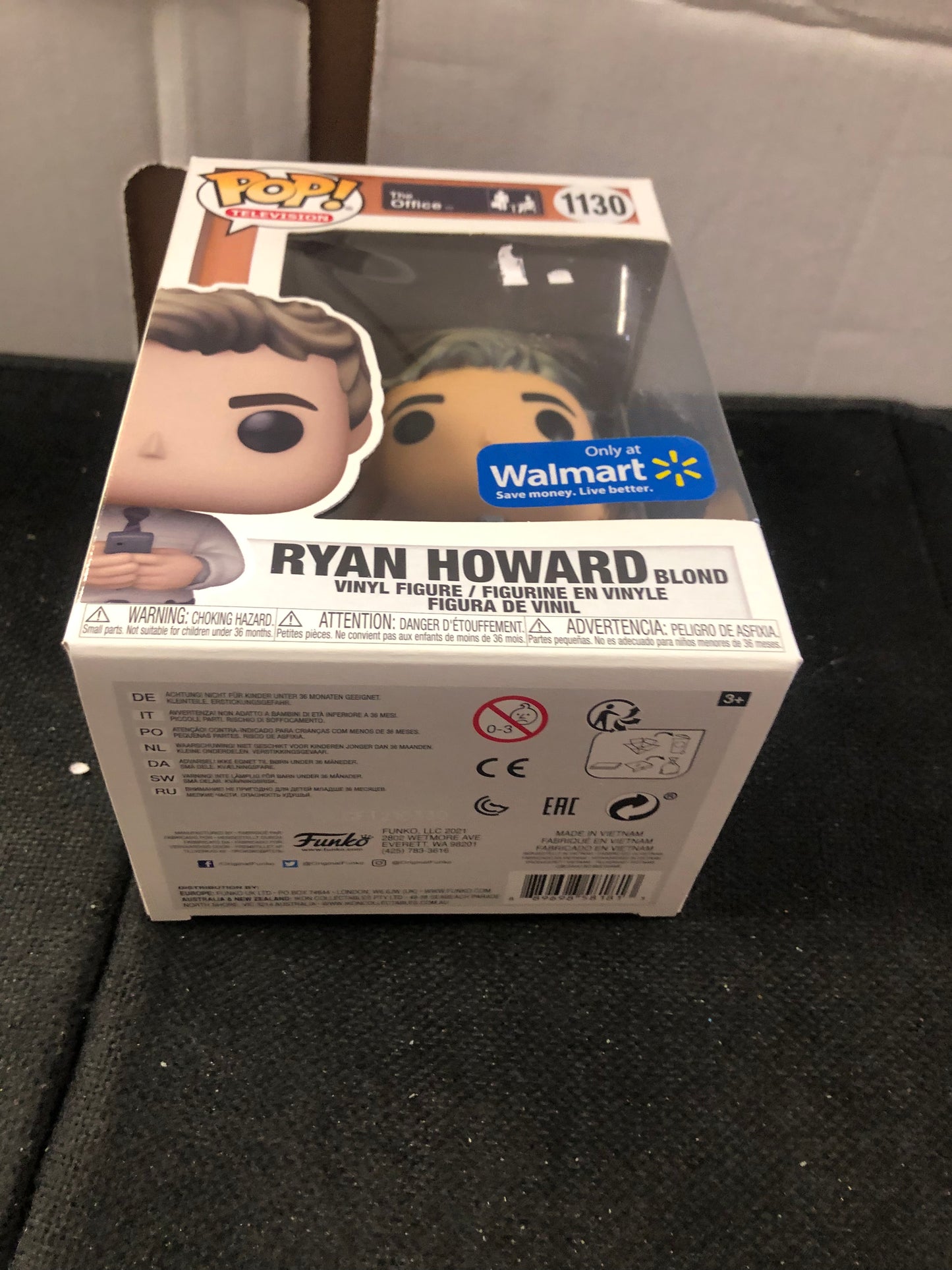 FUNKO POP POP TELEVISION THE OFFICE #1130 RYAN HOWARD BLOND WALMART EXCLUSIVE GOOD CONDITION