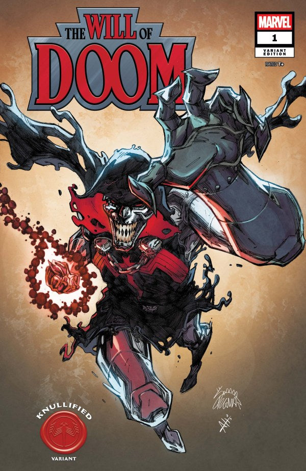 MARVEL COMICS THE WILL OF DOOM #1 RYAN STEGMAN KNULLIFIED VARIANT
