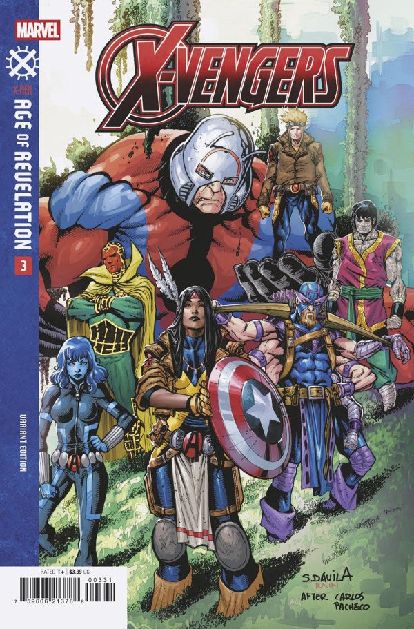 MARVEL COMICS X-VENGERS #3 SERGIO DAVILA VARIANT [AOR]