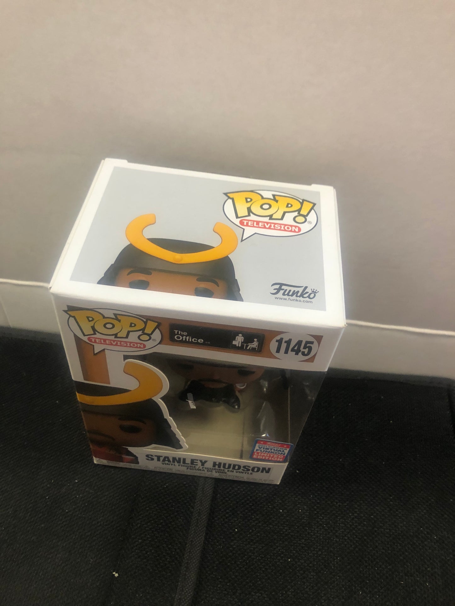 FUNKO POP POP TELEVISION THE OFFICE # 1145 STANLEY HUDSON FUNKO 2021 VIRTUAL FUNKON  EXCLUSIVE GOOD CONDITION