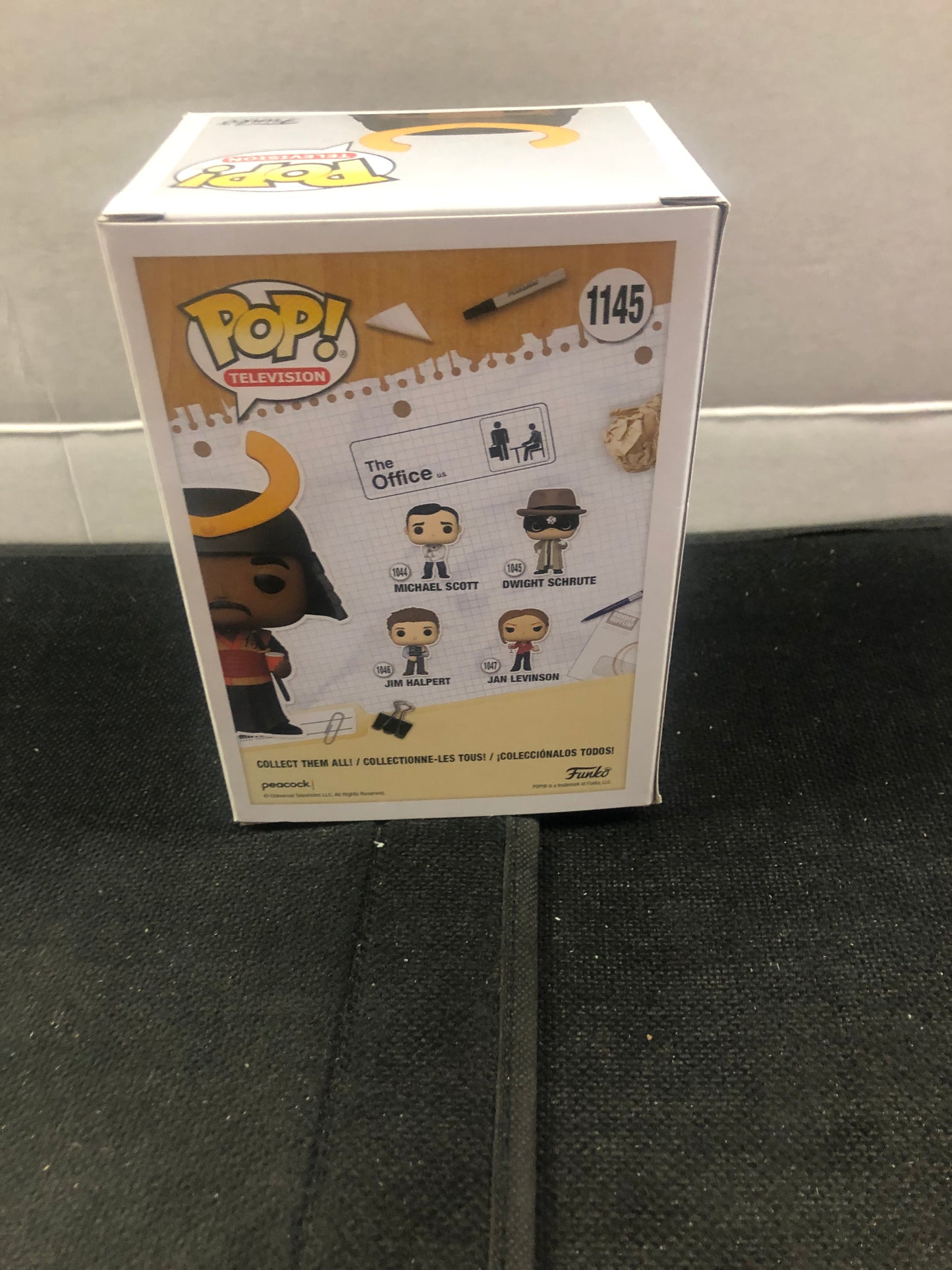 FUNKO POP POP TELEVISION THE OFFICE # 1145 STANLEY HUDSON FUNKO 2021 VIRTUAL FUNKON  EXCLUSIVE GOOD CONDITION