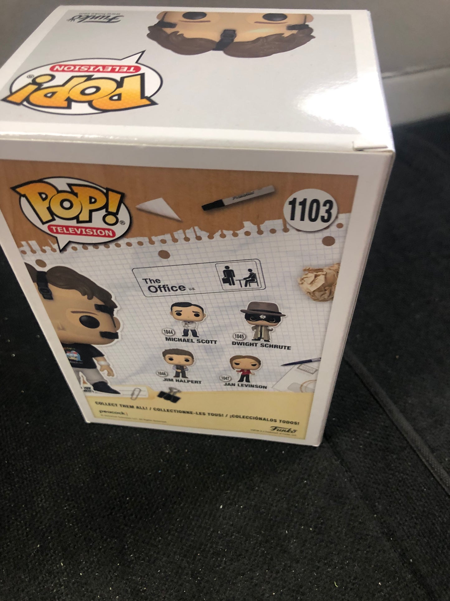 FUNKO POP POP TELEVISION THE OFFICE # 1103 DWIGHT SCHRUTE CHALICE COLLECTIBLES EXCLUSIVE GOOD CONDITION