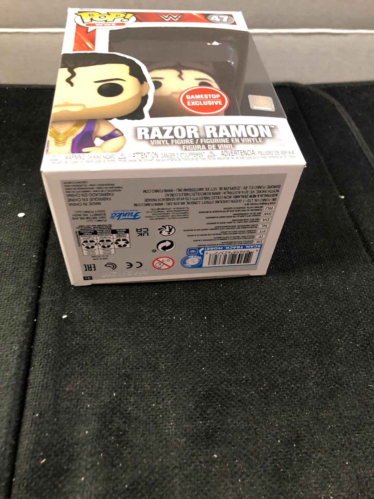 FUNKO POP POP WWE #47 RAZOR RAMON GAMESTOP EXCLUSIVE GOOD CONDITION