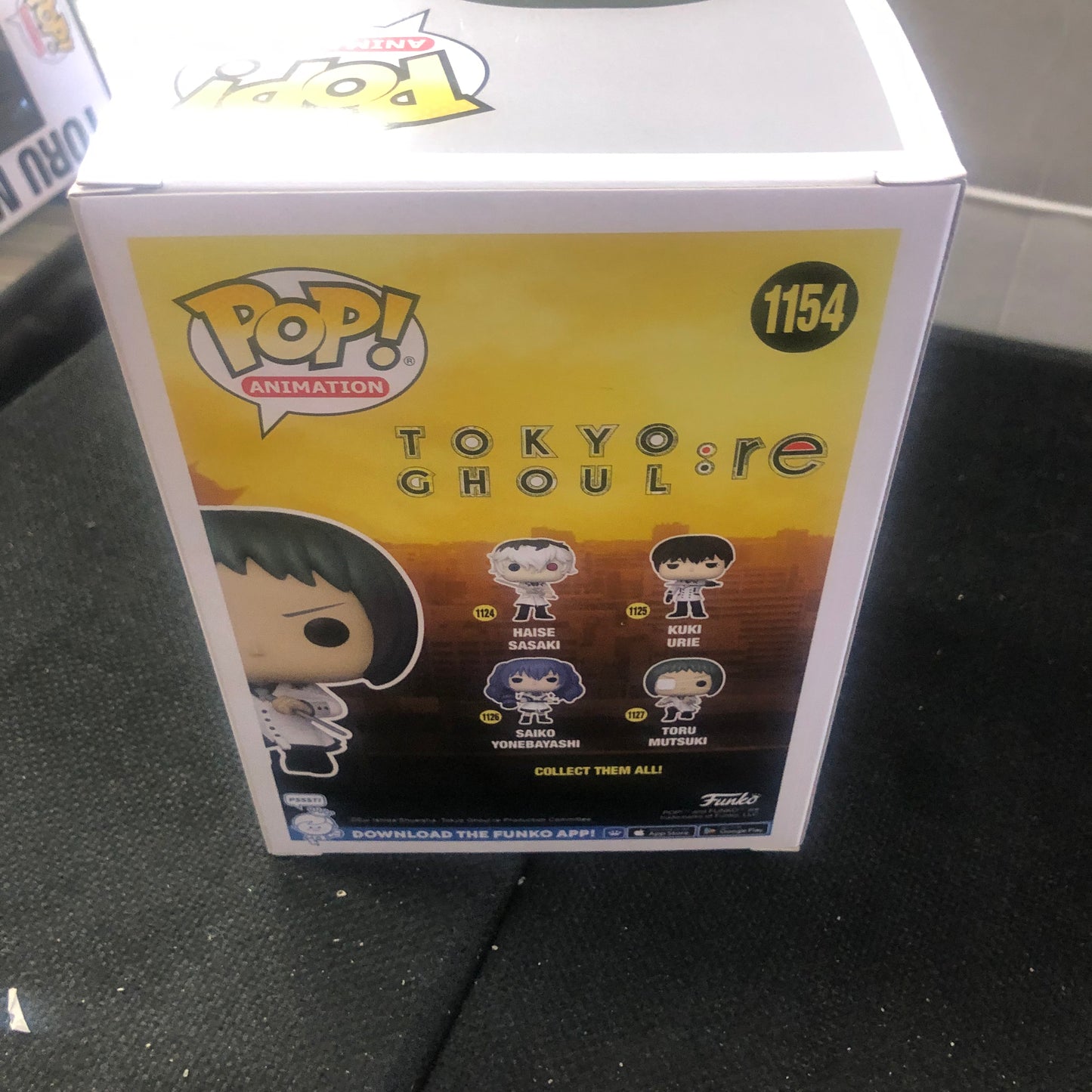 FUNKO POP POP ANIMATION TOKYO GHOUL RE # 1154 TORU MUTSUKI GAMESTOP EXCLUSIVE GOOD CONDITION