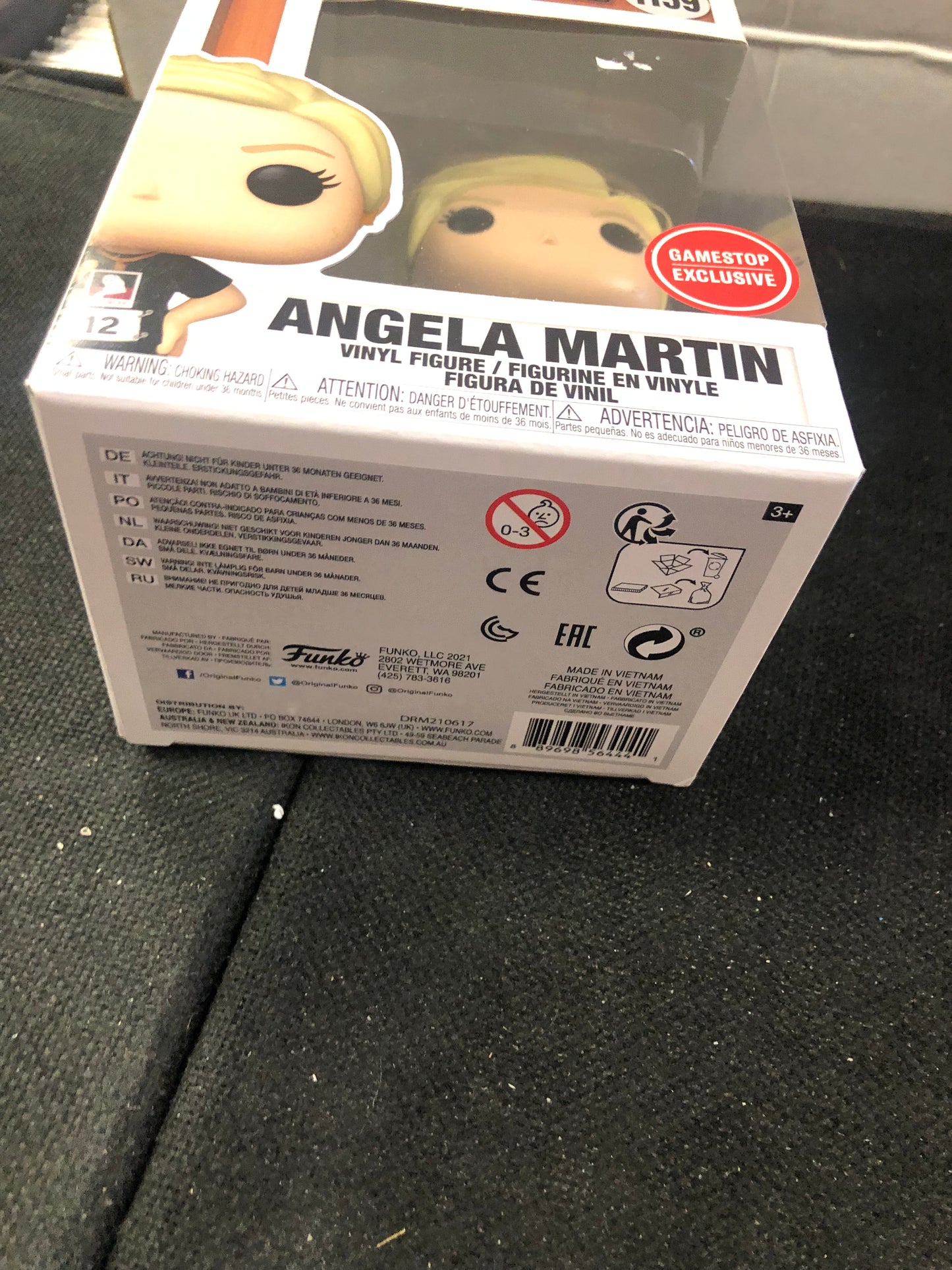 FUNKO POP POP TELEVISION THE OFFICE # 1159 ANGELA MARTIN GAMESTOP EXCLUSIVE GOOD CONDITION