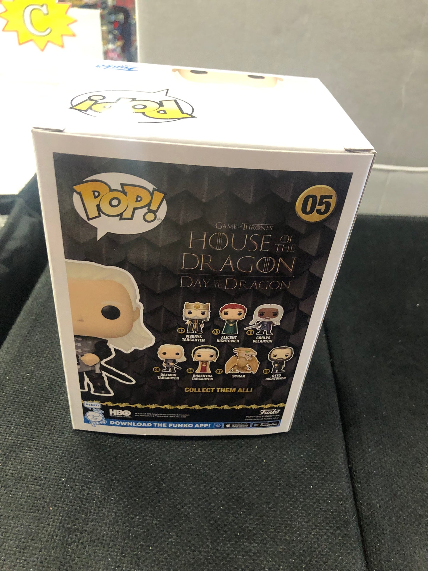 FUNKO POP HOUSE OF DRAGON DAY OF THE DRAGON #05 DAEMON TARGARYEN GOOD CONDITION