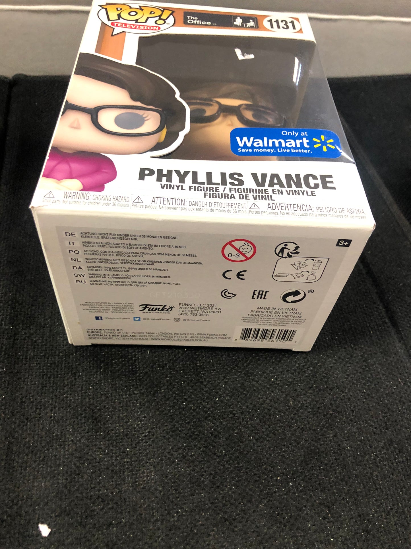 FUNKO POP POP TELEVISION THE OFFICE # 1131 PHYLLIS VANCE WALMART EXCLUSIVE GOOD CONDITION