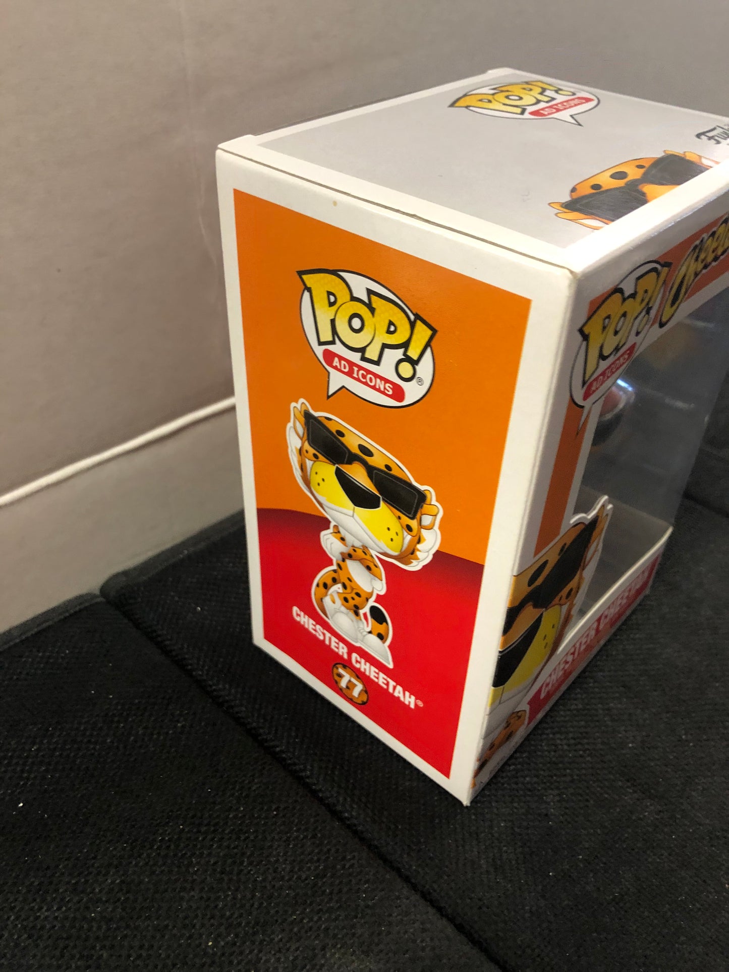 FUNKO POP POP AD ICONS CHEETOS #77 CHESTER CHEETAH GOOD CONDITION