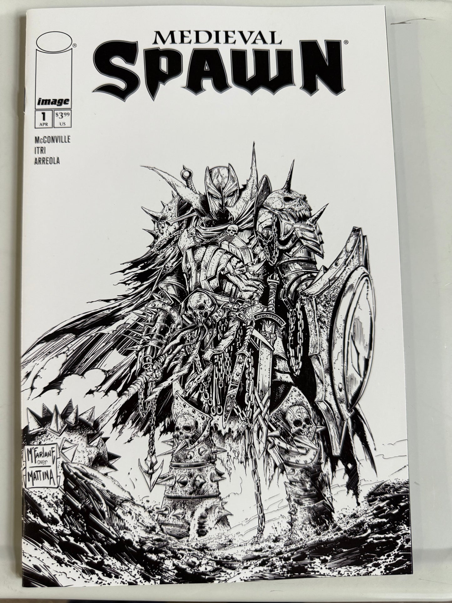 IMAGE COMICS MEDIEVAL SPAWN #1 COVER B ARREOLA
