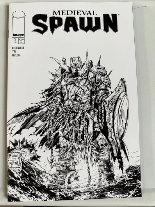 IMAGE COMICS MEDIEVAL SPAWN #1 COVER B ARREOLA