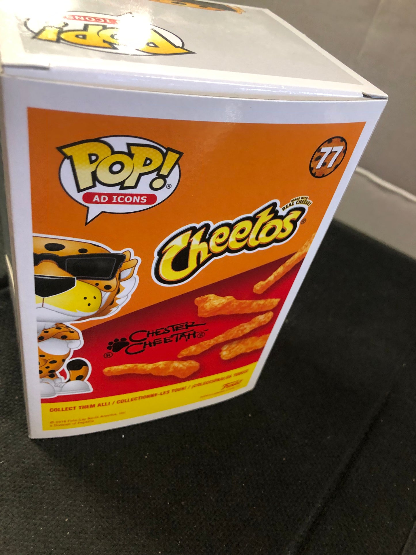 FUNKO POP POP AD ICONS CHEETOS #77 CHESTER CHEETAH GOOD CONDITION