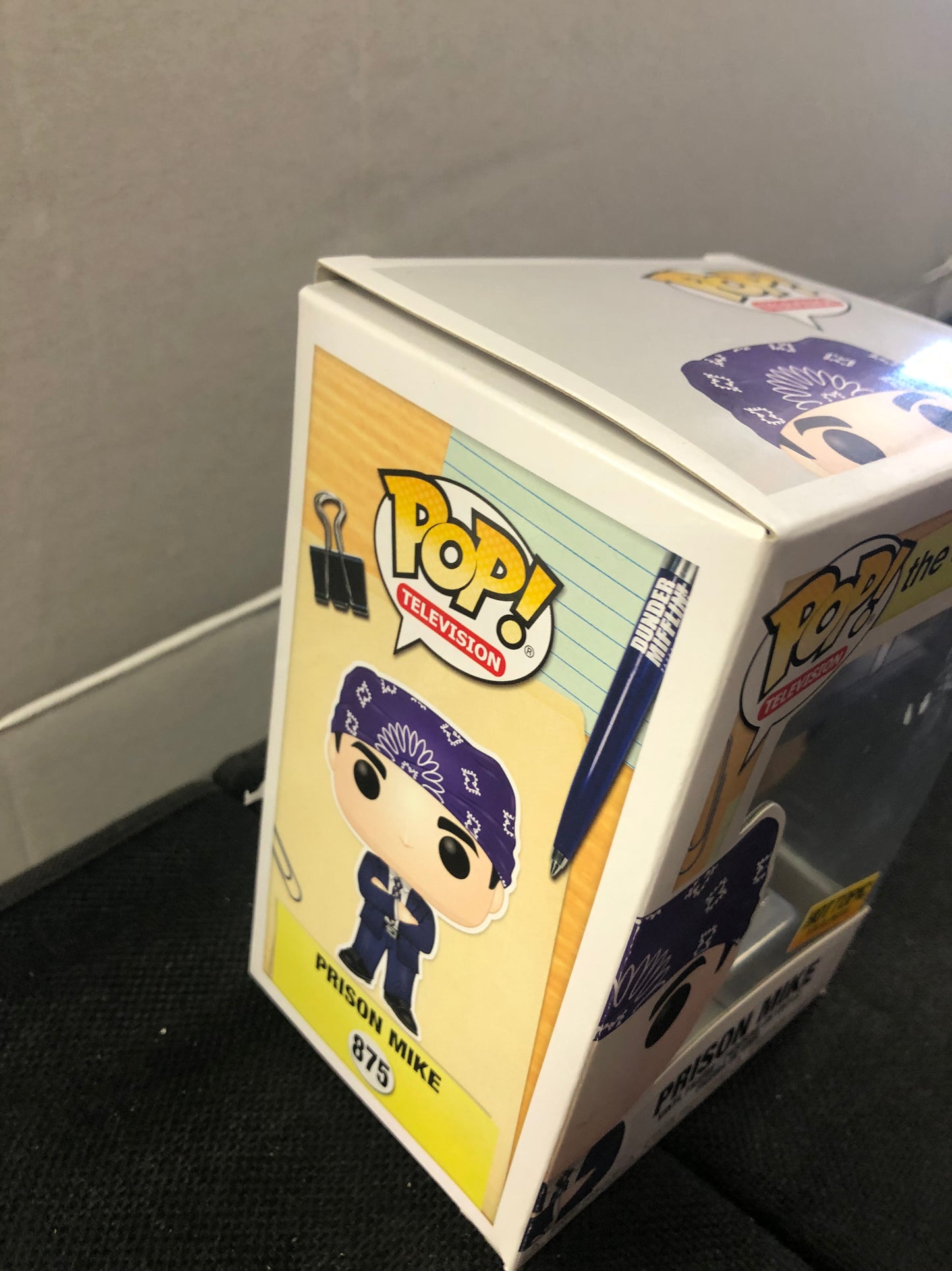 FUNKO POP POP TELEVISION THE OFFICE #875 PRISON MIKE HOT TOPIC EXCLUSIVE GOOD CONDITION