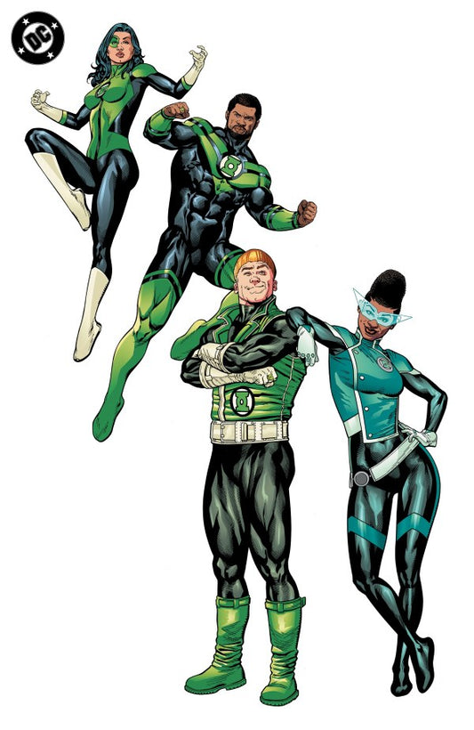 DC COMICS GREEN LANTERN CORPS #14 CVR E FERNANDO PASARIN CORNER BOX SPOT FOIL VAR