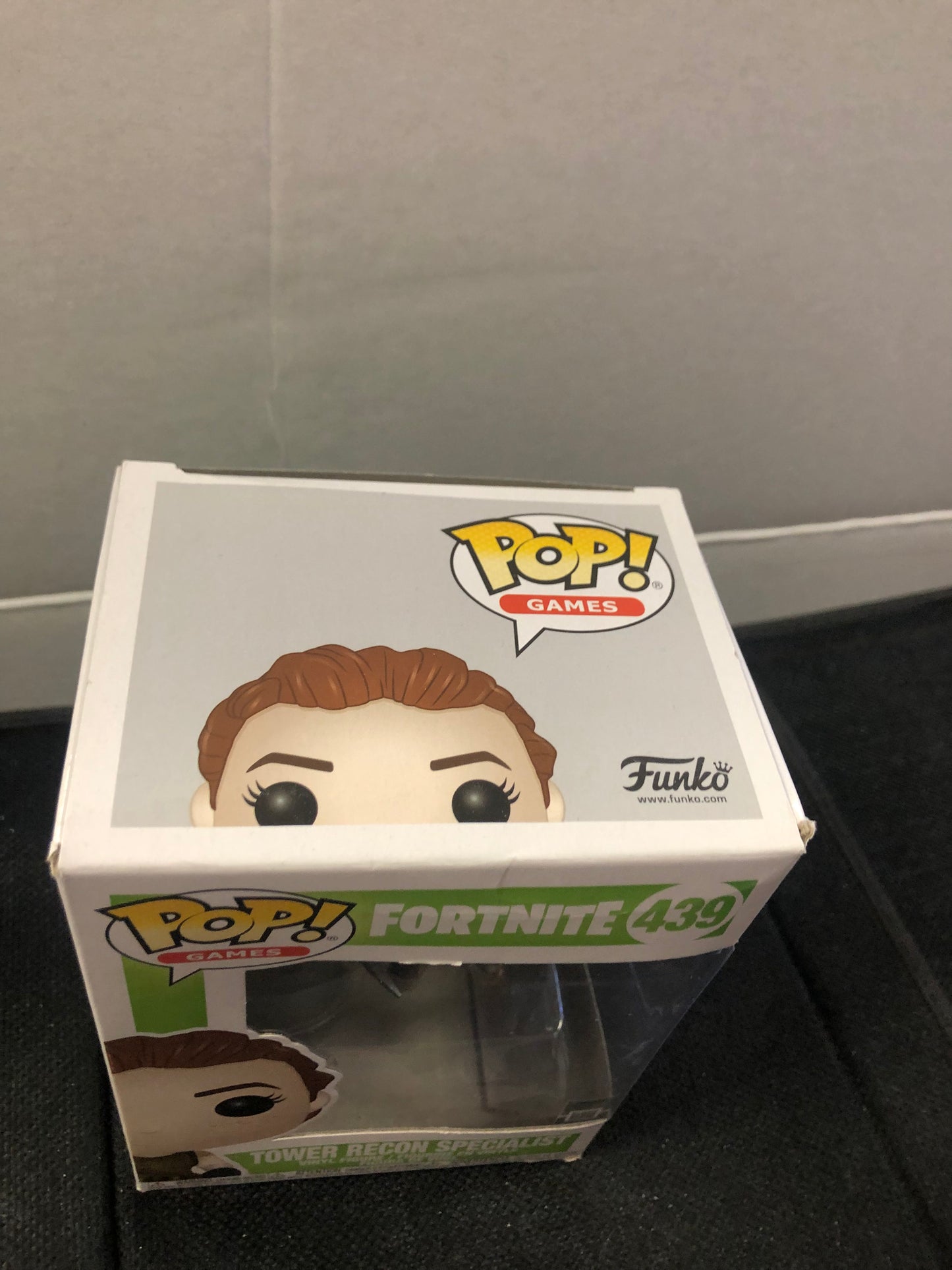 FUNKO POP POP GAMES FORTNITE #439 TOWER RECON SPECIALIST OKAY CONDITION SMALL TEAR ON FRONT OF BOX