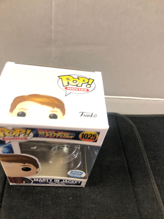 FUNKO POP POP MOVIES BACK TO THE FUTURE #1025 MARY IN JACKET FUNKO SHOP.COM EXCLUSIVE GOOD CONDITION