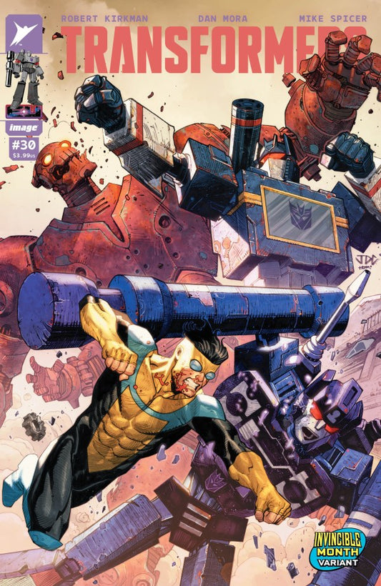 IMAGE COMICS TRANSFORMERS #30 CVR F JOSH CASSARA INVINCIBLE TEAM UP VAR