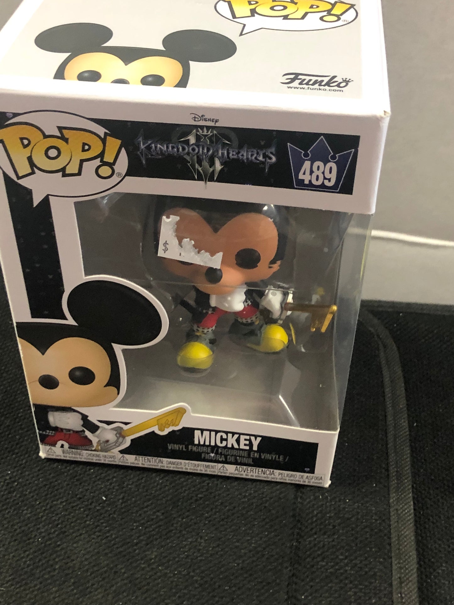 FUNKO POP KINGDOM HEARTS #489 MICKEY GOOD CONDITION