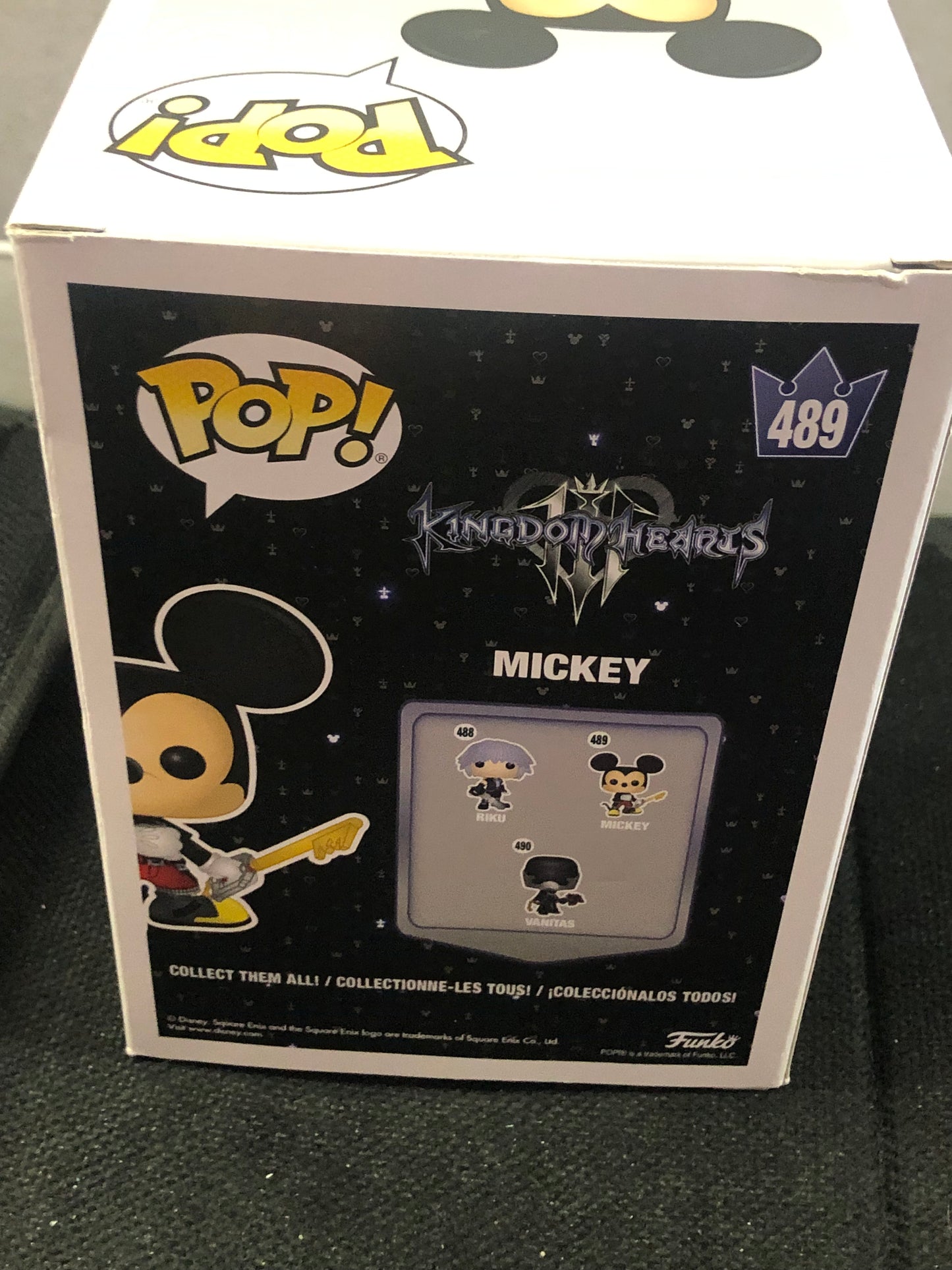 FUNKO POP KINGDOM HEARTS #489 MICKEY GOOD CONDITION