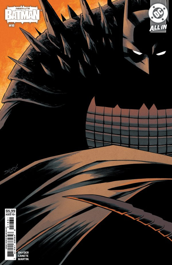 DC COMICS ABSOLUTE BATMAN #18 CVR C DECLAN SHALVEY CARD STOCK VAR