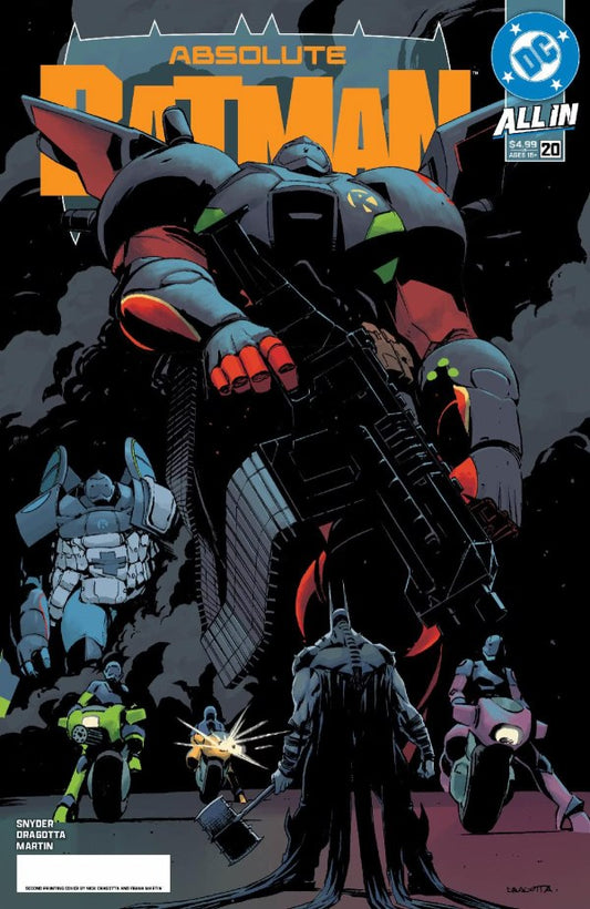 Absolute Batman #20 Cover A Nick Dragotta SECOND PRINTING