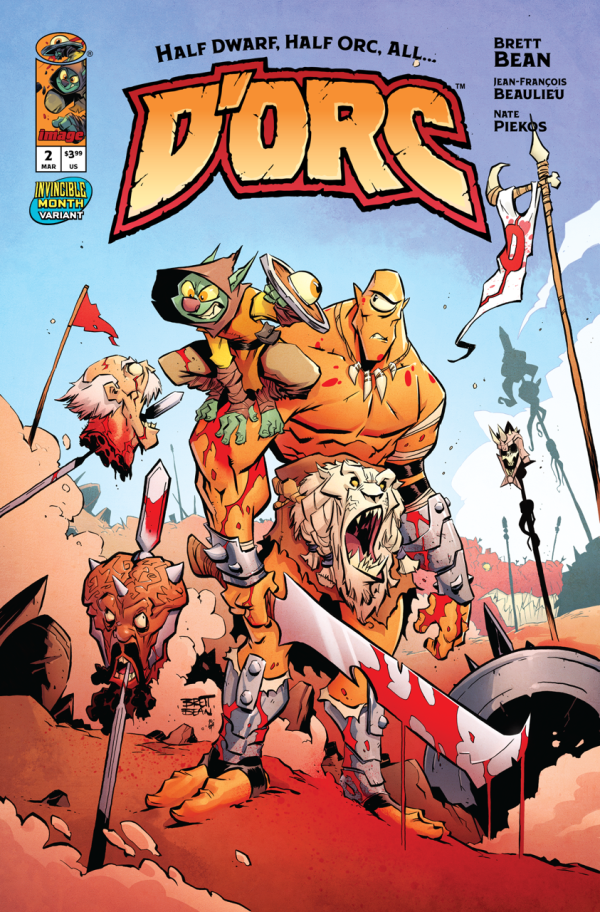 IMAGE COMICS DORC #2 CVR C BRETT BEAN INVINCIBLE TEAM UP VAR