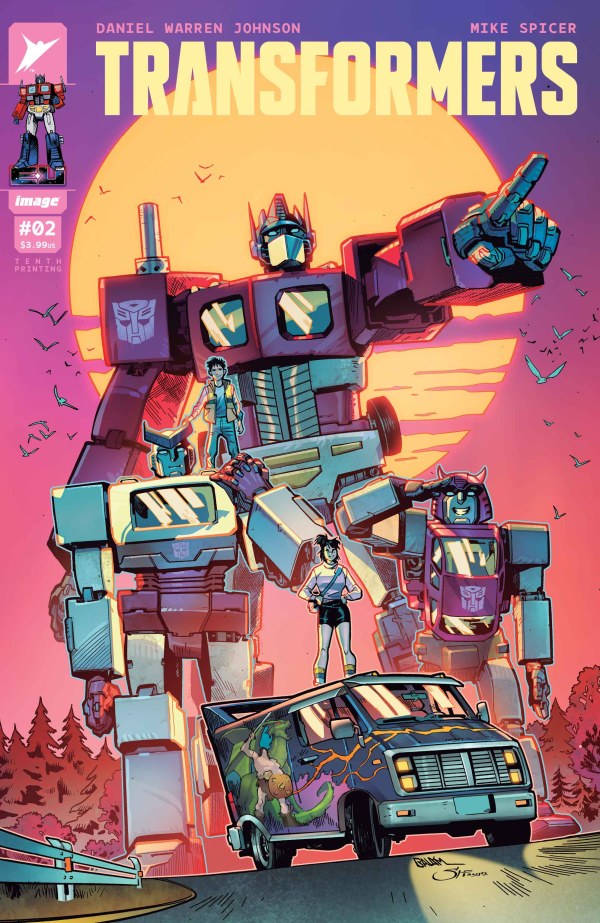 IMAGE COMICS TRANSFORMERS #2 10TH PTG CVR F ENID BALAM & FERNANDO SIFUENTES VAR