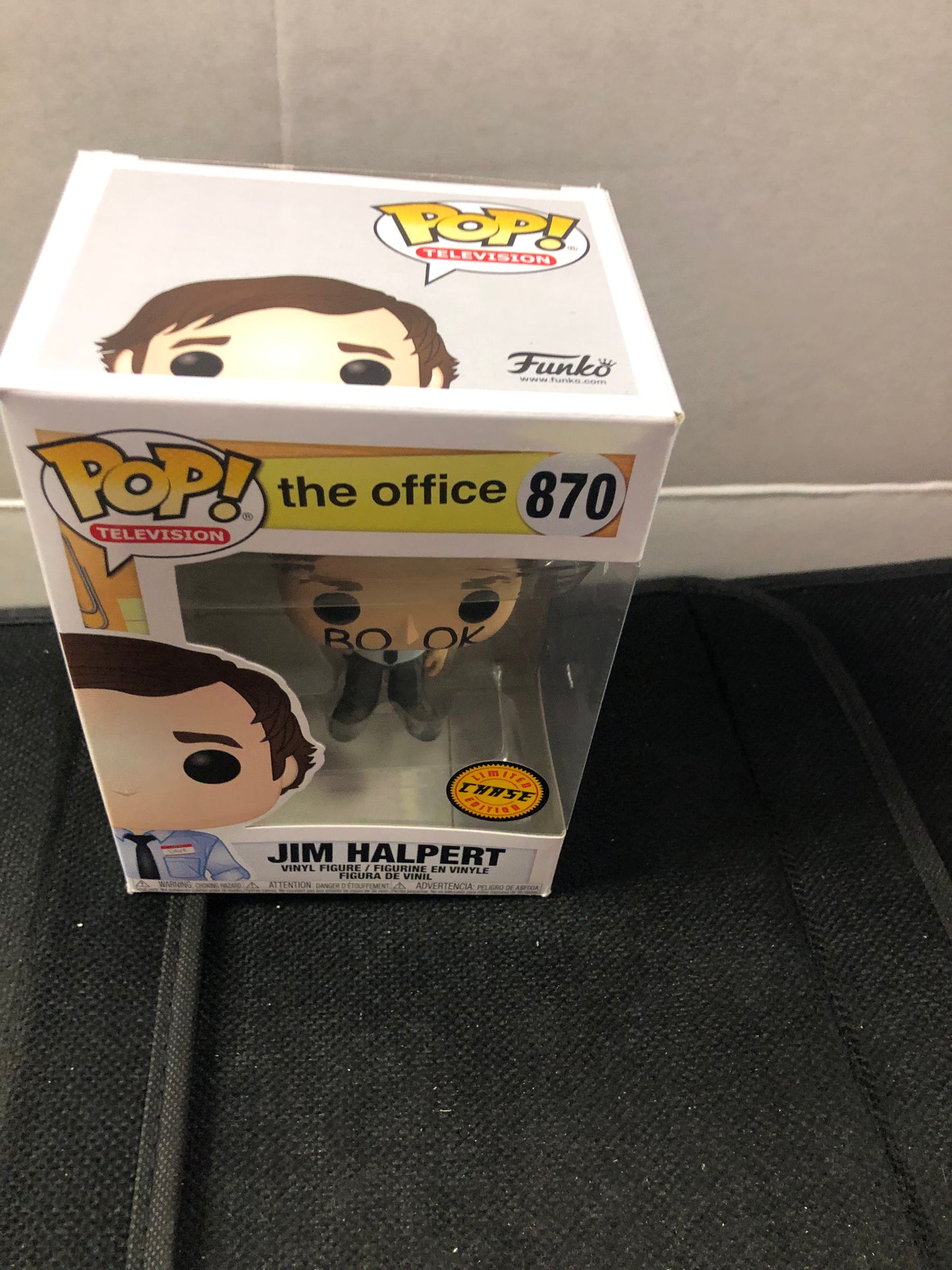 FUNKO POP POP TELEVISION THE OFFICE #870 JIM HALPERT CHASE GOOD CONDITION