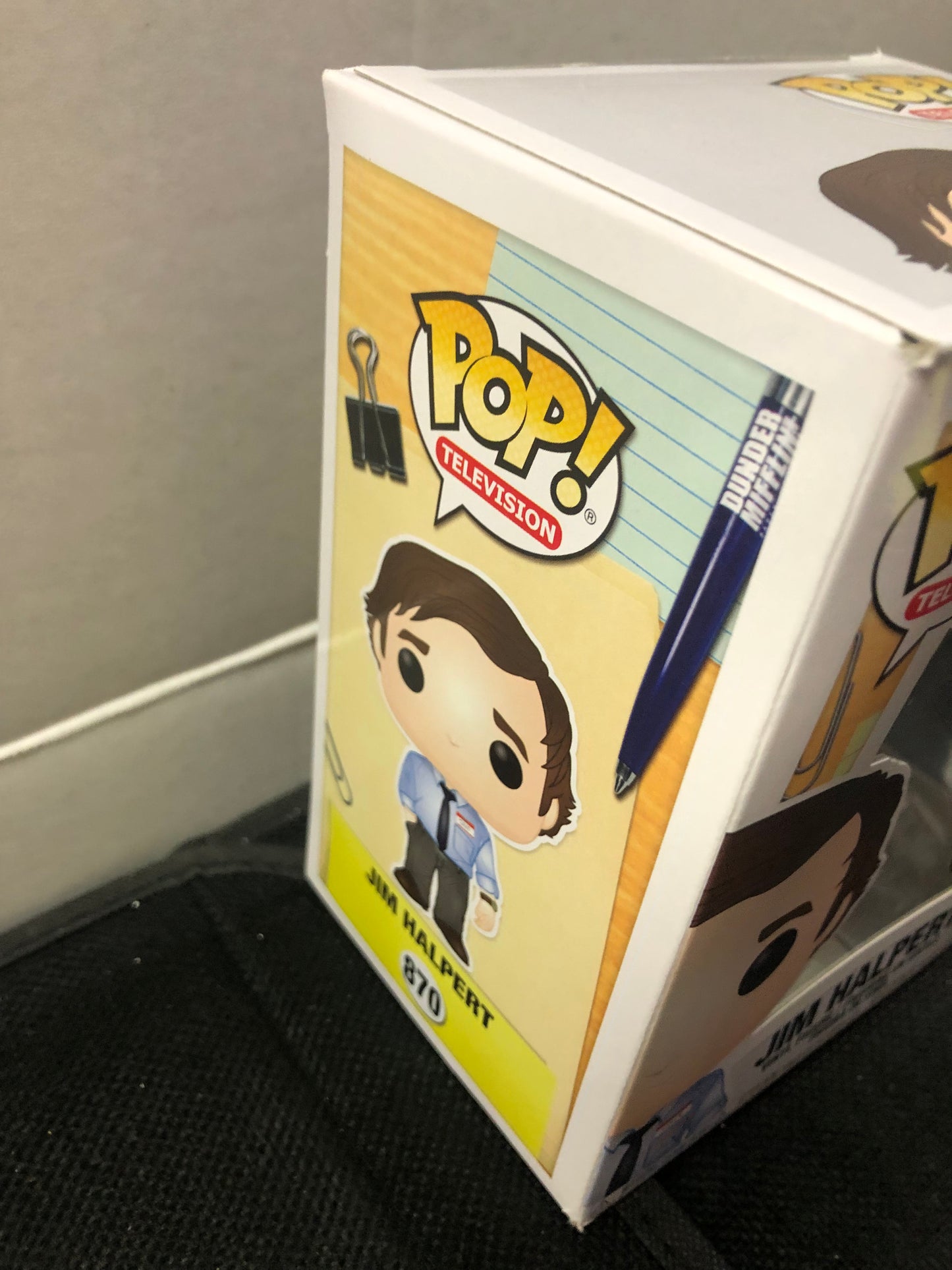 FUNKO POP POP TELEVISION THE OFFICE #870 JIM HALPERT CHASE GOOD CONDITION