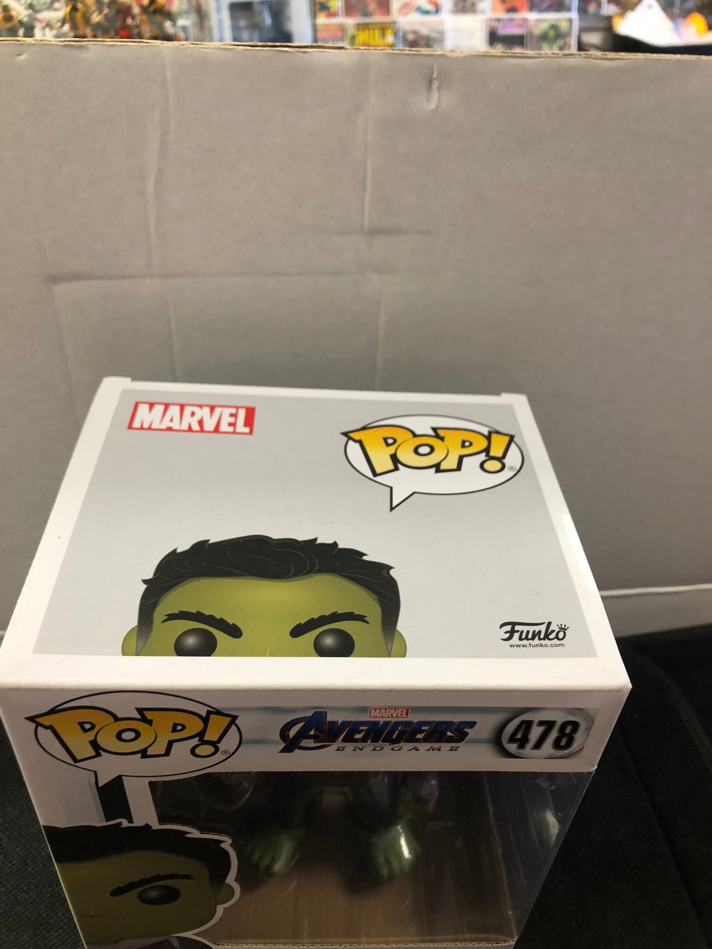 FUNKO POP AVENGERS ENDGAME #478 HULK GOOD CONDITION