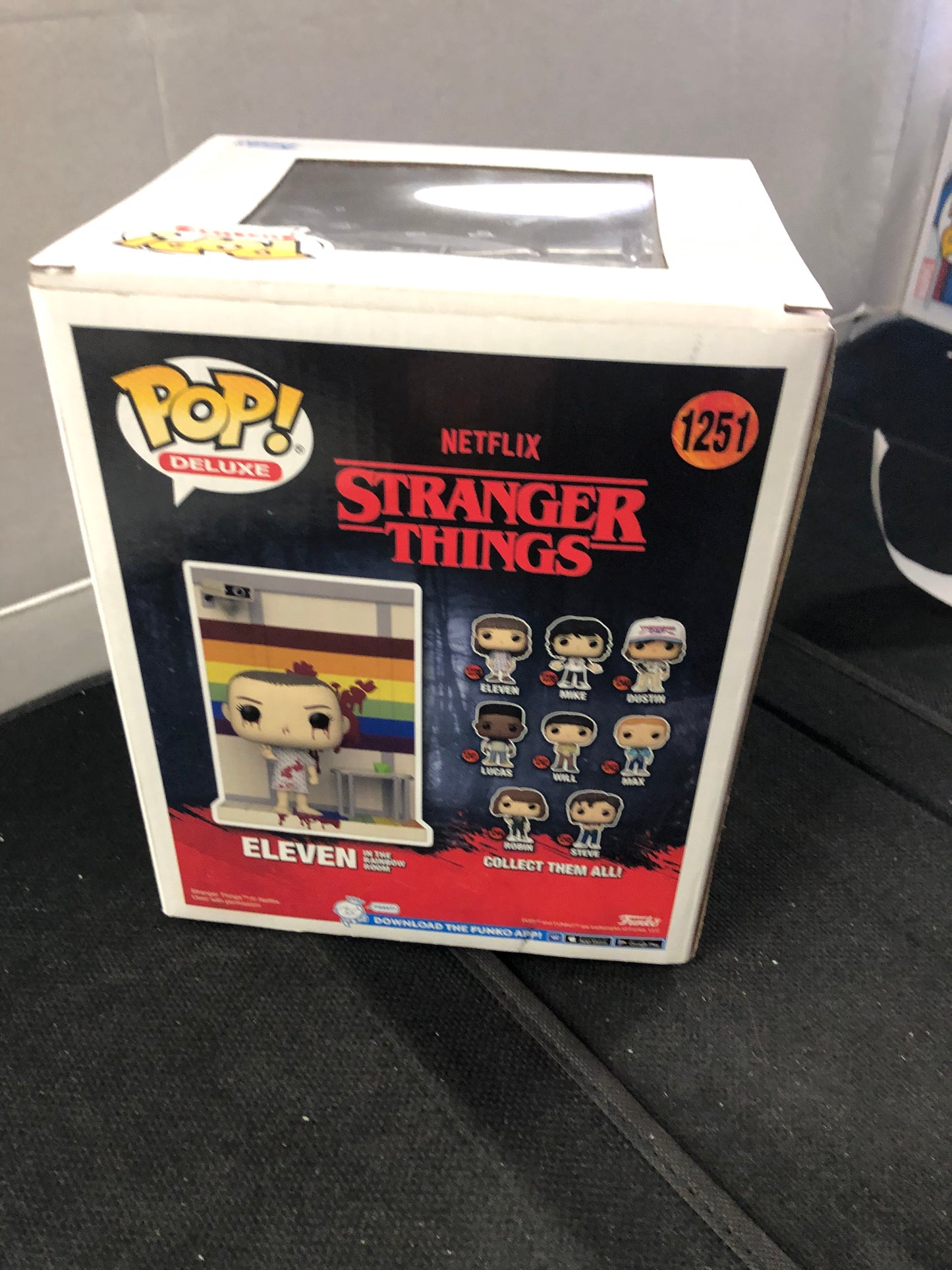 FUNKO POP DELUXE STRANGER THINGS #1251 ELEVEN IN THE RAINBOW ROOM TARGET EXCLUSIVE GOOD CONDITION