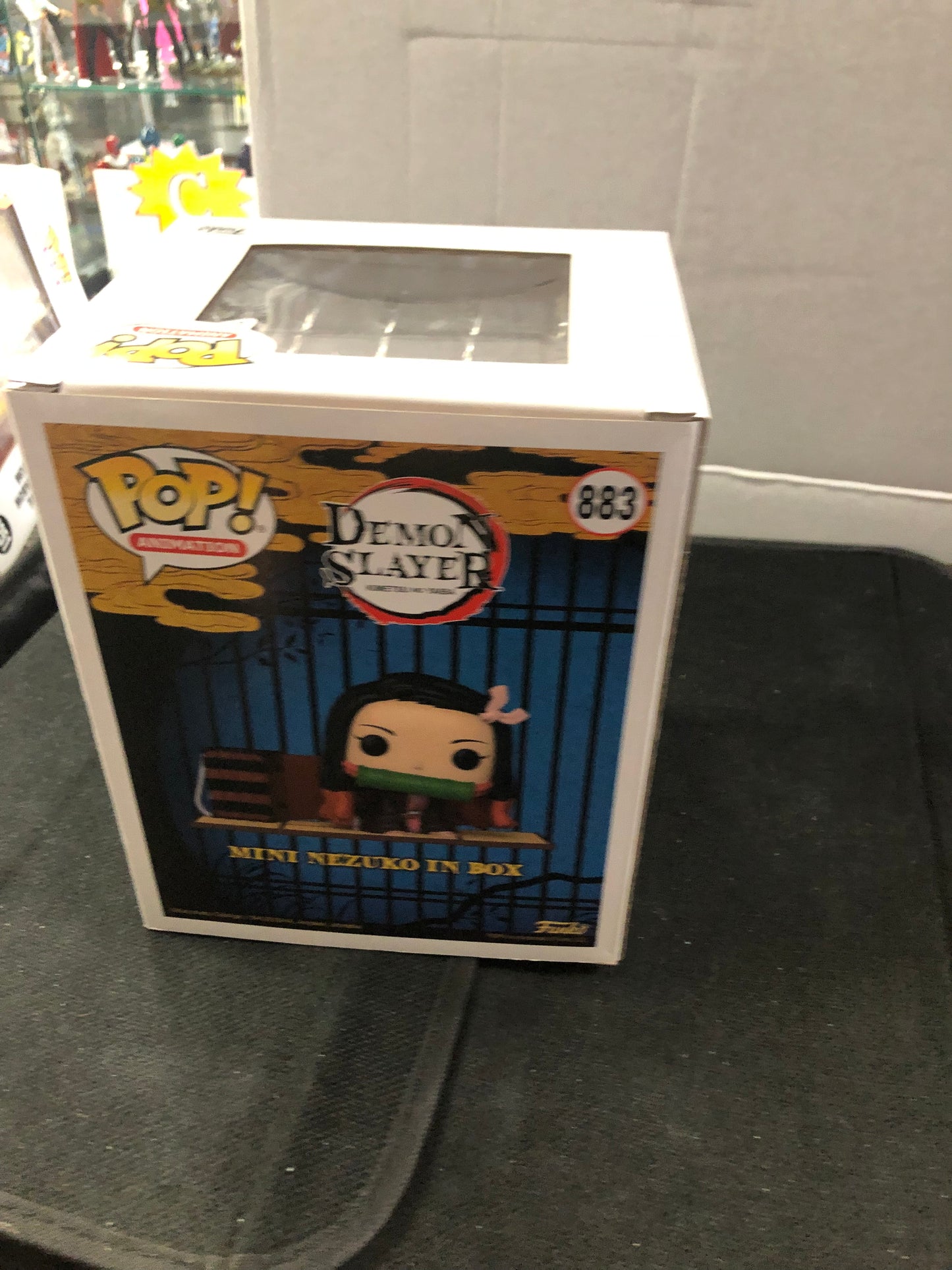 FUNKO POP POP ANIMATION DEMON SLAYER  # 883 MINI NEZUKO IN BOX GOOD CONDITION